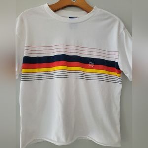 Retro OP (ocean pacific) cropped graphic tee